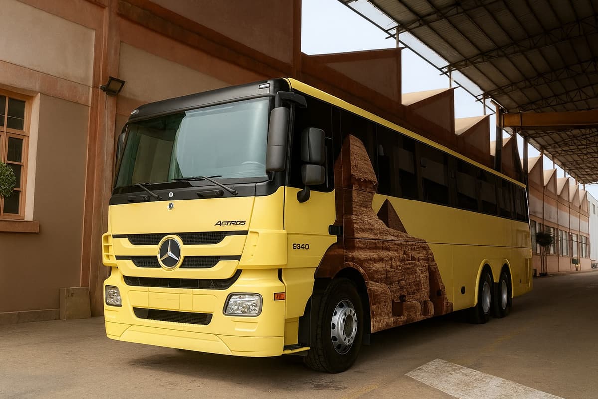 Mercedes Actros Buses (Egyptian Military Forces) – Flat BR6 Glass Kits